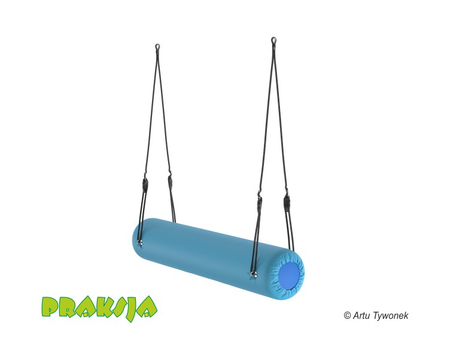 Huśtawka terapeutyczna typu "Konik okrągły" - 140 cm - wariant "Pastelowy" - Praksja