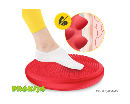 Dysk sensomotoryczny ∅33 cm  - czerwony - 4Fizjo®