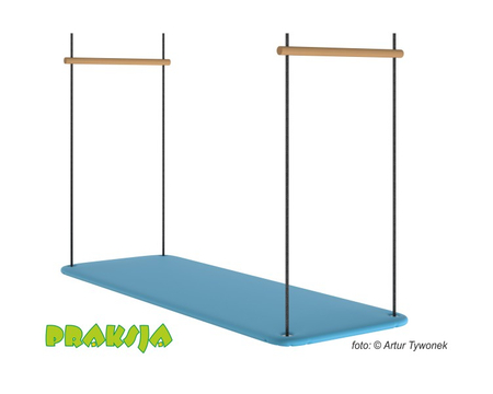 Huśtawka terapeutyczna typu "Platforma" 140x50 cm - wariant "Pastelowy" - Praksja