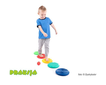 Memo sensoryczne   /zestaw 5 dysków + 5 piłeczek/ Tullo ®