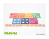 Drewniany tęczowy sorter kształtów – Tickit®
