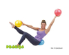 Piłka miękka Softgym - Overball - czerwona - Ø23 cm - Gymnic ®