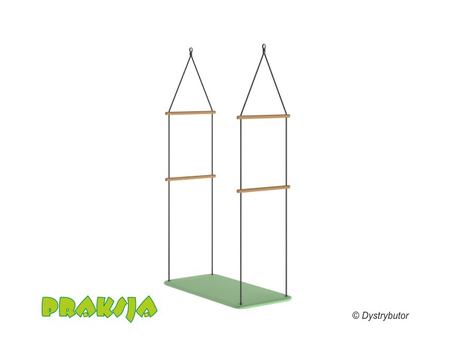 Huśtawka terapeutyczna typu "Platforma" 100x50 cm - wariant "Pastelowy" - Praksja