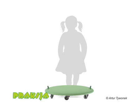 Deskorolka terapeutyczna - okrągła - ø62 cm - Praksja