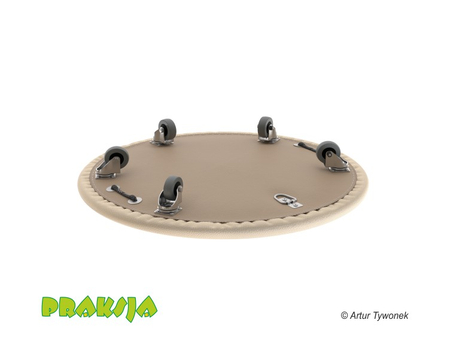 Deskorolka terapeutyczna - okrągła - ø62 cm - wariant "Pastelowy" - Praksja