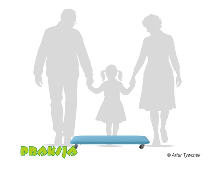 Deskorolka terapeutyczna 50x100 cm - Praksja