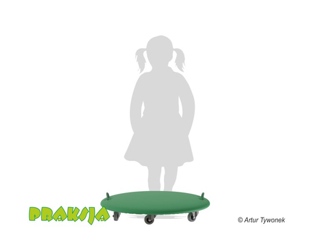 Deskorolka terapeutyczna - okrągła - ø62 cm - Praksja