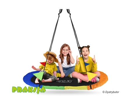 Huśtawka typu "Bocianie gniazdo", pełna - wielobarwna - 165x75 cm - 4Fizjo®