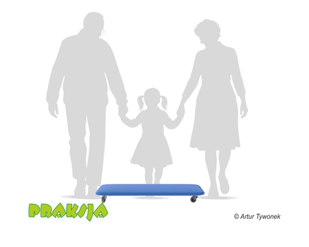 Deskorolka terapeutyczna 50x100 cm - Praksja