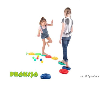 Memo sensoryczne   /zestaw 5 dysków + 5 piłeczek/ Tullo ®