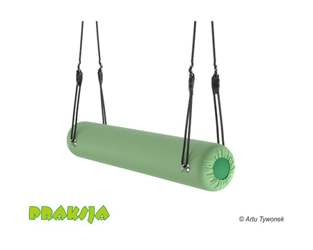 Huśtawka terapeutyczna typu "Konik okrągły" - wariant "Pastelowy" - 120 cm - Praksja