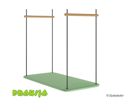 Huśtawka terapeutyczna typu "Platforma" 100x50 cm - wariant "Pastelowy" - Praksja