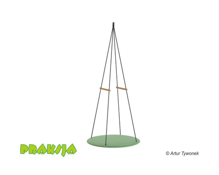 Huśtawka terapeutyczna typu "Platforma okrągła" ø80 cm - wariant "Pastelowy" - Praksja