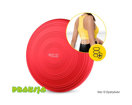 Dysk sensomotoryczny ∅33 cm  - czerwony - 4Fizjo®