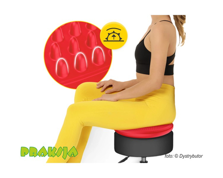 Dysk sensomotoryczny ∅33 cm  - czerwony - 4Fizjo®