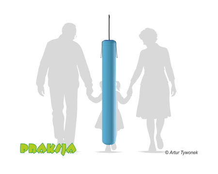 Huśtawka terapeutyczna typu "Parówka" - wariant "Pastelowy" - Praksja