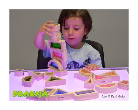 Tęczowe klocki sensoryczne dla dzieci – Tickit®