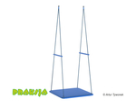 Huśtawka terapeutyczna typu "Platforma kwadratowa" 70x70 cm - Praksja