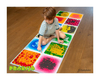 Ścieżka sensoryczna – gładkie płytki sensoryczne z cieczą - 30x30cm - /6 szt/ - Tullo®