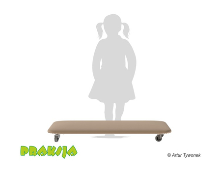 Deskorolka terapeutyczna 50x100 cm - wariant "Pastelowy" -  Praksja
