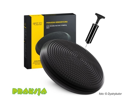 Dysk sensomotoryczny ∅33 cm  - czarny - 4Fizjo®