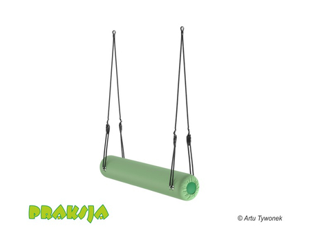 Huśtawka terapeutyczna typu "Konik okrągły" - wariant "Pastelowy" - 120 cm - Praksja