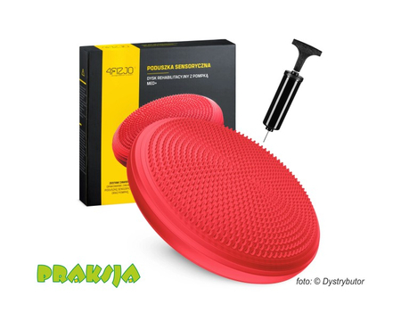 Dysk sensomotoryczny ∅33 cm  - czerwony - 4Fizjo®