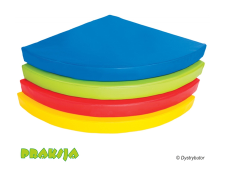 Materac - 1/4 Koła - 90x90x10 cm - Edufit