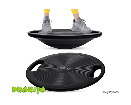 Dysk do balansowania - na półkuli - czarny - 4Fizjo®