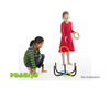 Gra Activity Rings - pierścienie ze stojakiem - Gonge®