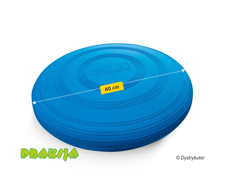 Duża poduszka sensomotoryczna ∅60 cm  - niebieska - 4Fizjo®