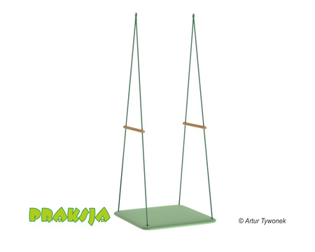 Huśtawka terapeutyczna typu "Platforma kwadratowa" 70x70 cm - wariant pastelowy - Praksja