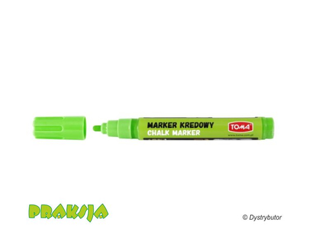 Zestaw markerów kredowych do świecących tablic - 6 szt. - Toma®