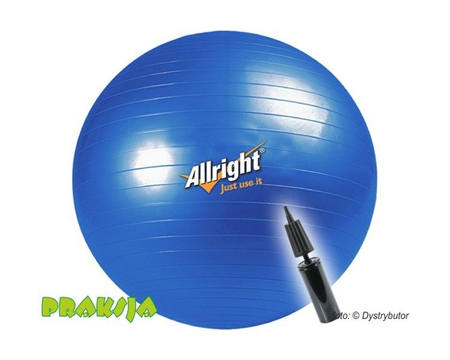 Piłka rehabilitacyjna - ø85 cm - z pompką - Allright ®