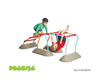 Tor do ćwiczeń równoważnych "Mini Parkour" - Gonge®