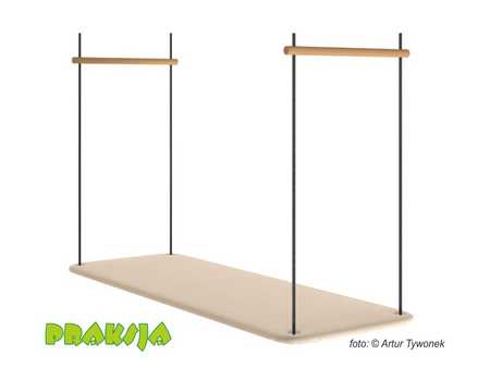 Huśtawka terapeutyczna typu "Platforma" 140x50 cm - wariant "Pastelowy" - Praksja