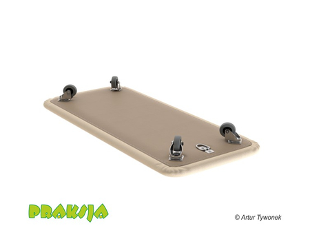 Deskorolka terapeutyczna 40x90 cm - wariant "Pastelowy" - Praksja