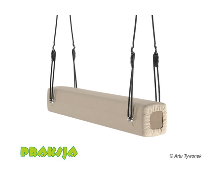 Huśtawka terapeutyczna typu "Konik kwadratowy" 120 cm - wariant "Pastelowy" - Praksja