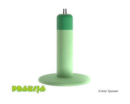 Huśtawka terapeutyczna typu "Grzybek" - wariant "Pastelowy" - Praksja