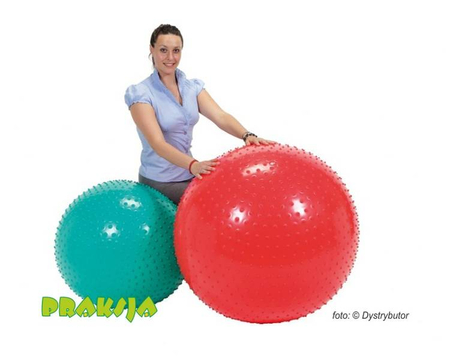 Piłka rehabilitacyjna z wypustkami ø65 cm - Therasensory - Gymnic®