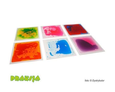 Kolorowe panele sensoryczne 50 x 50 cm  /6 szt./