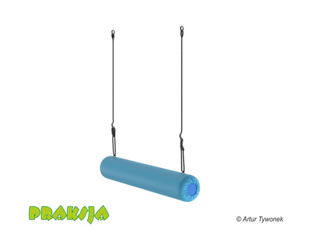 Huśtawka terapeutyczna typu "Konik okrągły jednolinowy" 120 cm - wariant "Pastelowy" - Praksja