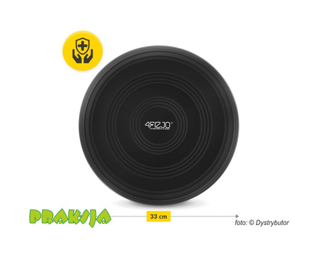 Dysk sensomotoryczny ∅33 cm  - czarny - 4Fizjo®