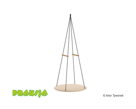 Huśtawka terapeutyczna typu "Platforma okrągła" ø80 cm - wariant "Pastelowy" - Praksja