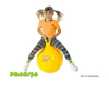 Piłka do skakania z uchwytem - ø 45 cm - Hop - Gymnic®