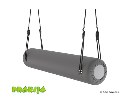 Huśtawka terapeutyczna typu "Konik okrągły" - 140 cm - wariant "Pastelowy" - Praksja