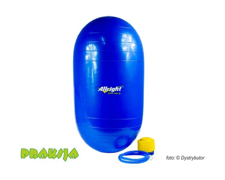Piłka rehabilitacyjna typu "Wałek" 50x100 cm z pompką - Allright ®