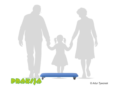 Deskorolka terapeutyczna 40x90 cm - Praksja