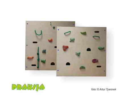 Ścianka wspinaczkowa do terapii integracji sensorycznej - Praksja