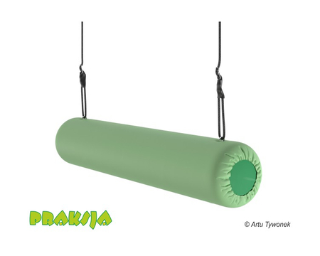 Huśtawka terapeutyczna typu "Konik okrągły jednolinowy" 140 cm - wariant "Pastelowy" - Praksja